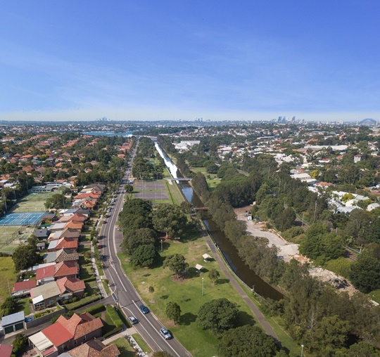 Hawthorne Canal Greenway Housing Recreation